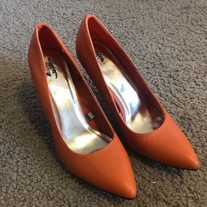 Orange heels